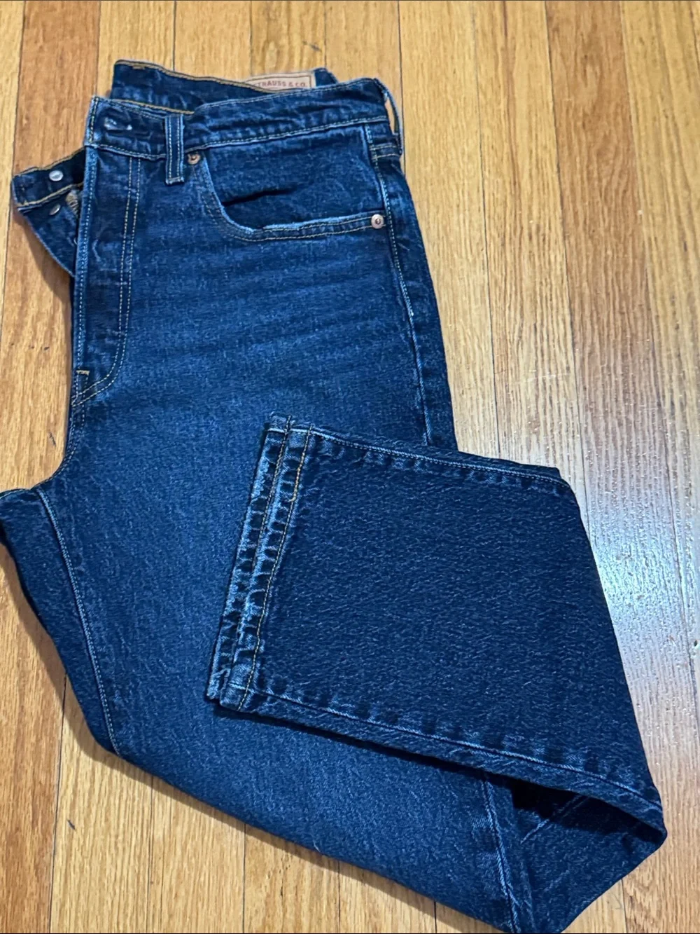Levi's 501 Men's Dark Indigo Straight Jeans size W30 L30